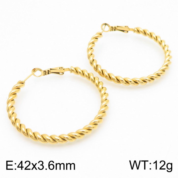 [Z29] Aretes de acero inoxidable 304 con recubrimiento PVD y chapado en oro 18k · NH37288867
