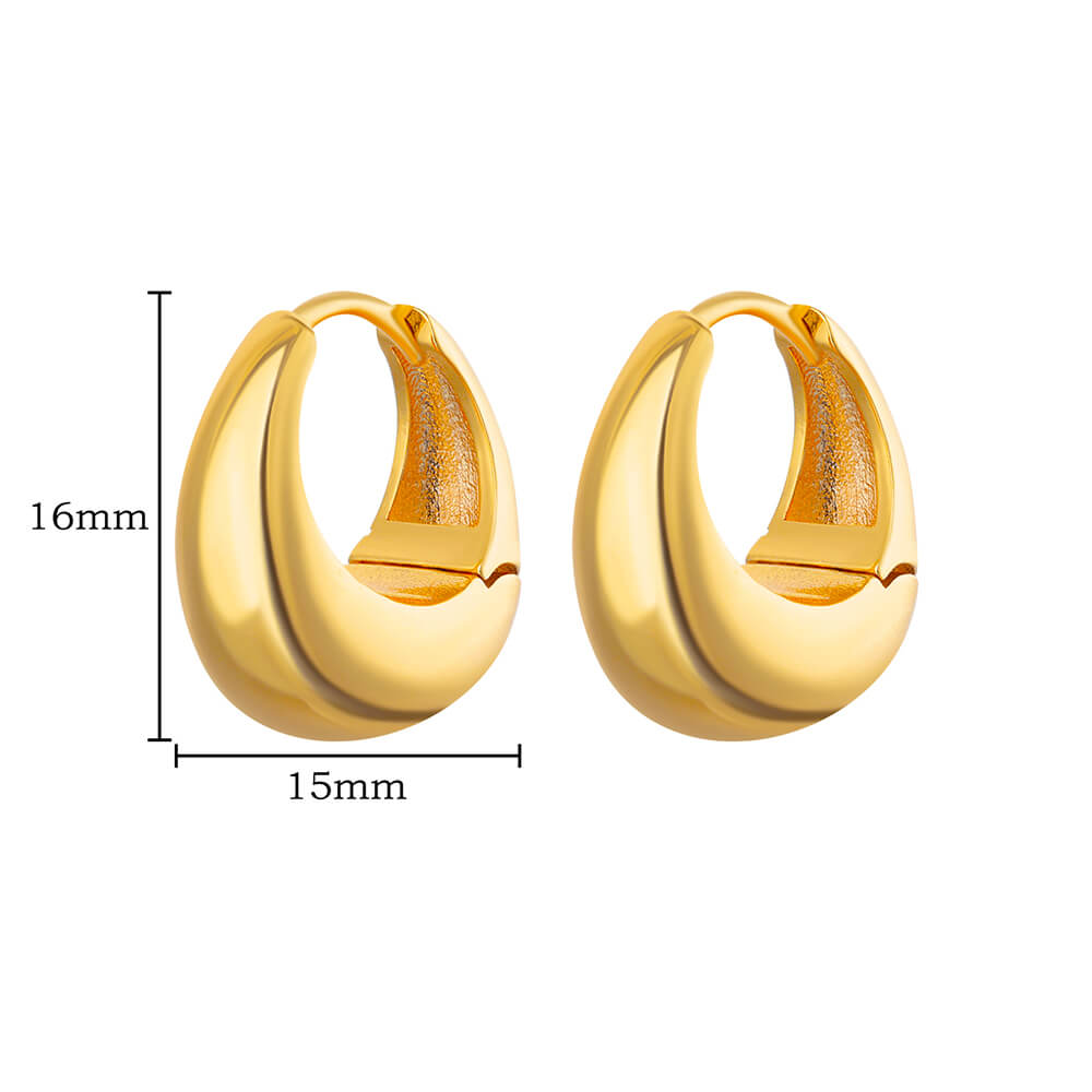 [Z103] Aretes de acero inoxidable 304 con recubrimiento PVD y chapado en oro 18k · NH50416185 (Oro · G254085 traducido al español: G254085)
