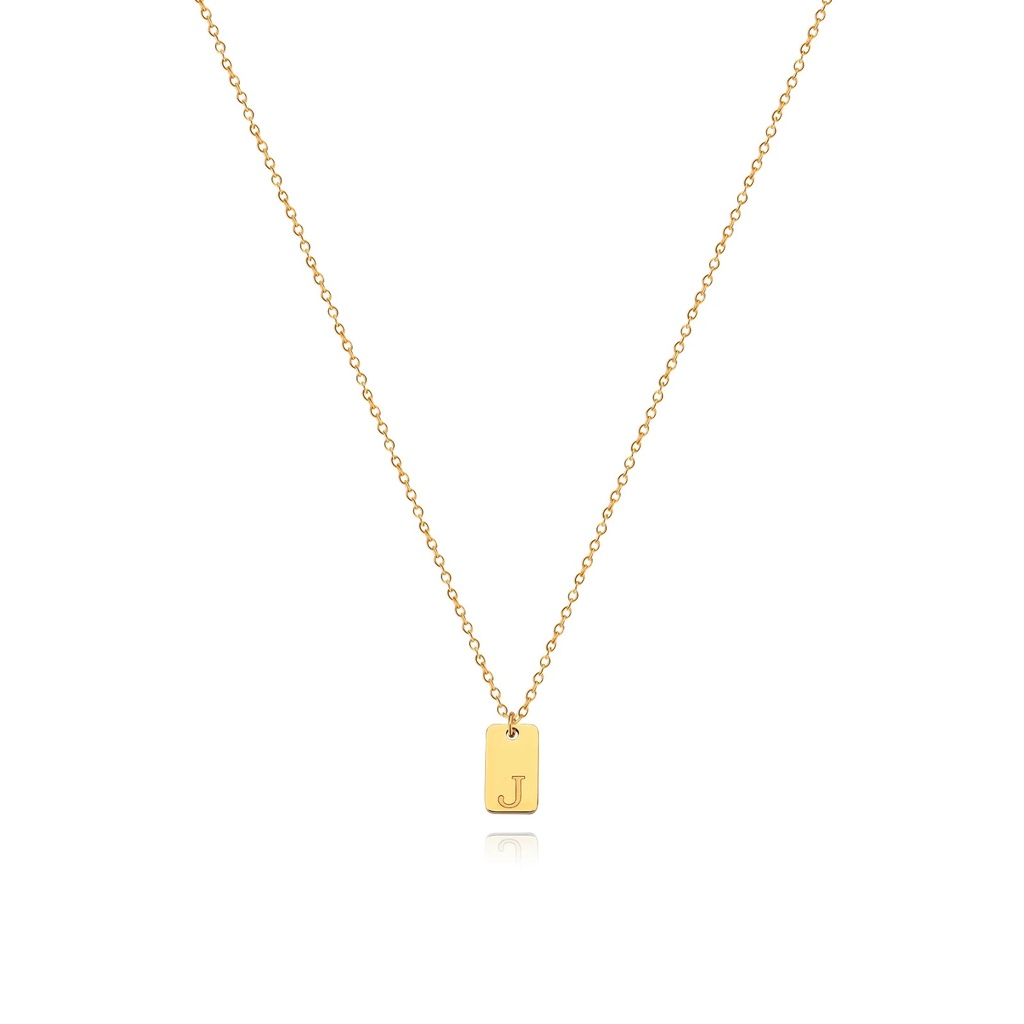 [NH51546609] Collar de acero inoxidable 304 con recubrimiento PVD y chapado en oro 18k · NH51546609 (Oro · Oro)