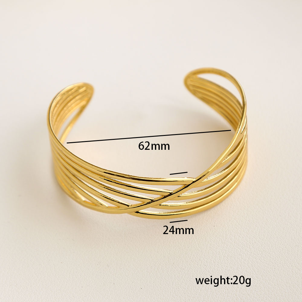 [P33] Pulsera con flor de acero inoxidable 304 con recubrimiento PVD y chapado en oro 18k (Oro · 6)