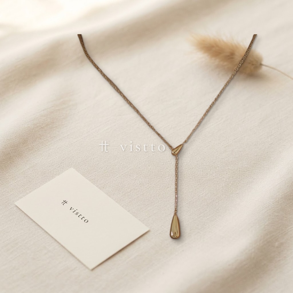 Collar de acero inoxidable 304 con recubrimiento PVD y chapado en oro 18k