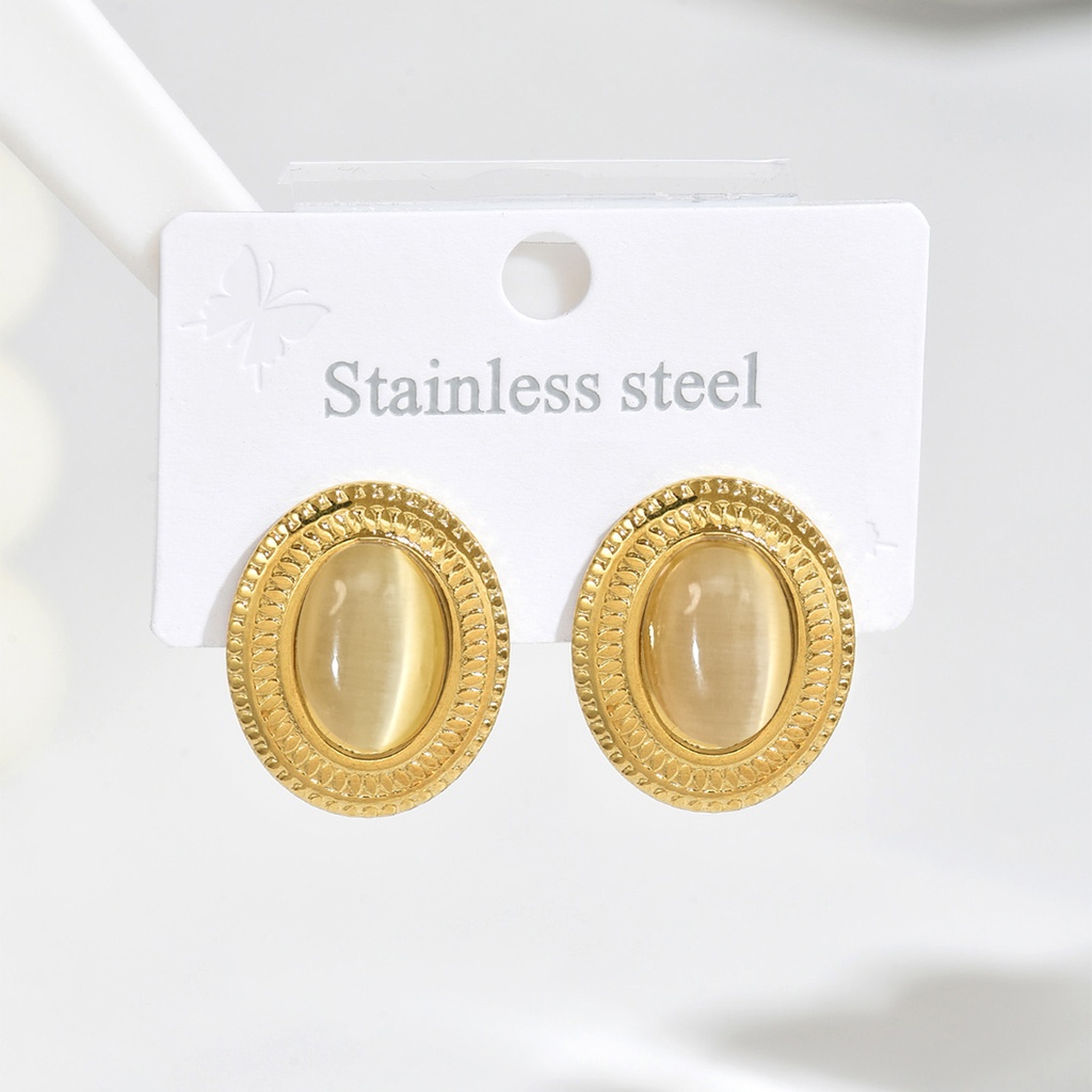 [Z93] Aretes de acero inoxidable 304 con baño de oro y recubrimiento PVD · NH43199573