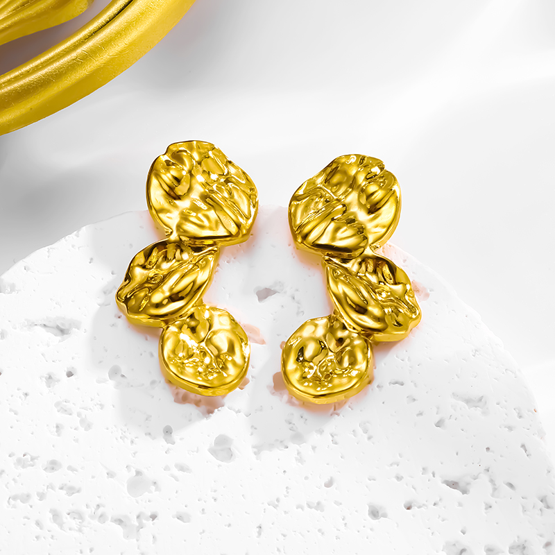 [Z32] Aretes de acero inoxidable 304 con recubrimiento PVD, chapado en oro 18k y galvanizado · NH37696472