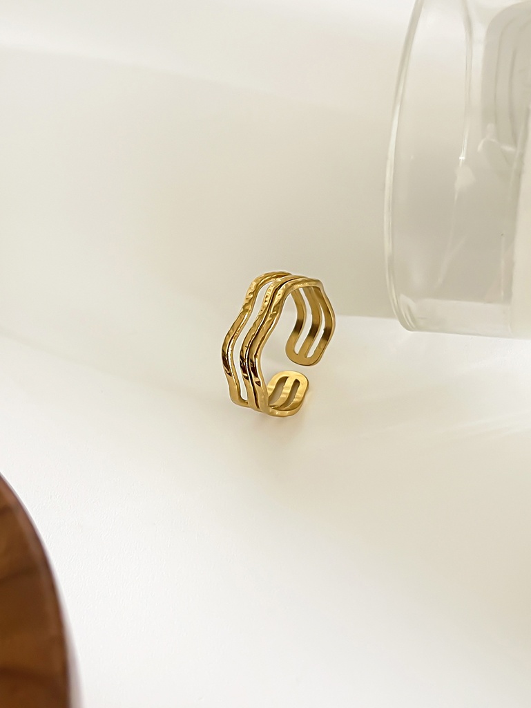 [A78] Anillo con hoja de acero inoxidable 316L